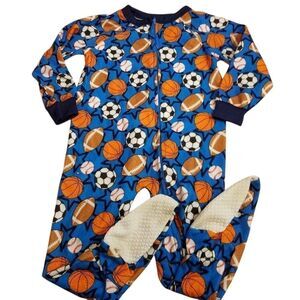 Mon Petit sports footed pajamas 3T